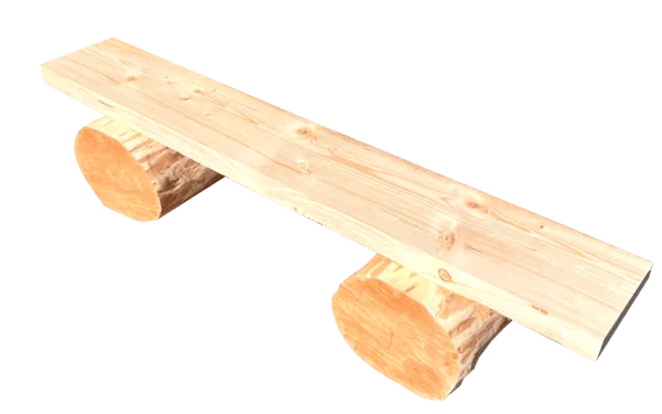 Ławka Ogniskowa Ogrodowa Drewniana 120 cm