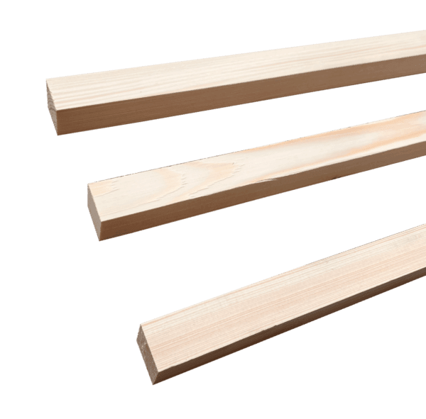 Kantówka Listwa Drewniana Konstrukcyjna Strugana Budowlana 3x3x120 CM - obrazek 2