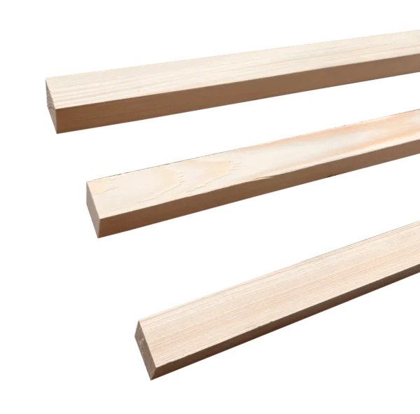 Kantówka Listwa Drewniana Konstrukcyjna Strugana Budowlana 3x3x120 CM - obrazek 2